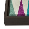 Nick Nelson Analogous Shapes In Bloom Framed Art Canvas - Society6 - 4 of 4