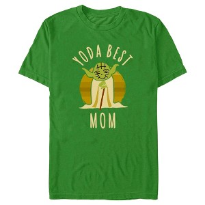 Men's Star Wars Yoda Best Mom Cartoon T-Shirt - 1 of 4