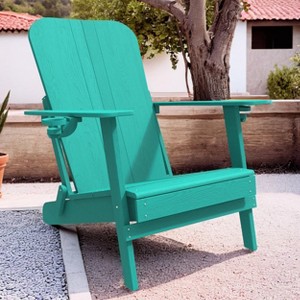Moda Furnishings Wood Outdoor Adirondack Chair - 1 of 4
