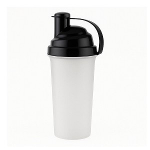 Amber Fight Gear Shaker Bottle with Cyclone Cap, BPA-Free, Durable, Leak-Proof, Easy to Clean, Portable Protein Mixer for Gym & Sports, Black - 1 of 3
