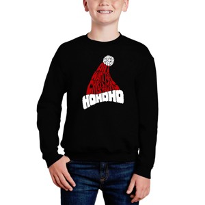 LA Pop Art All I Want for Christmas is You - Boy's Word Art Crewneck Sweatshirt - 1 of 4
