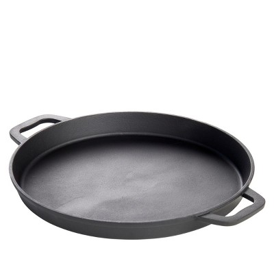 Kitchen HQ 12" Cast Iron Circular Pan Refurbished Black