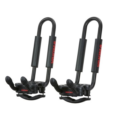 YAKIMA JayHook J-Cradle Rooftop Kayak Mount, 1 Kayak Roof Rack w/Padding, Universal Mounting Hardware, Heavy Duty Straps, and Bow and Stern Tie Downs