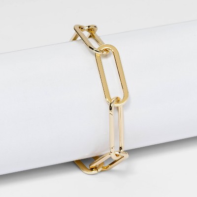SUGARFIX by BaubleBar Link Chain Charm Bracelet - Gold