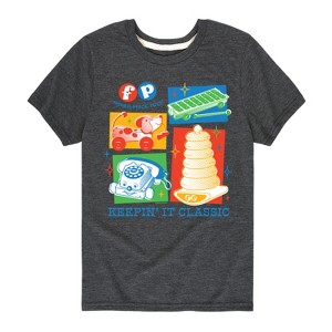 Boys' - Fisher-Price - Fisher Price 60S Toys Grid Short Sleeve Graphic T-Shirt - 1 of 4