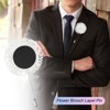 Unique Bargains Flower Lapel Pins Stick Brooch for Men Wedding Graduation 1 Pc - 4 of 4