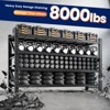 Mlezan Heavy Duty Shelves: 3000/5000 LBS Capacity, Black Metal Adjustable Storage for Garage or Warehouse. 48"W/71"W Industrial Shelving Unit. - 4 of 4