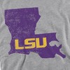 Men's LSU State Shape Crewneck Sweatshirt - 2 of 4