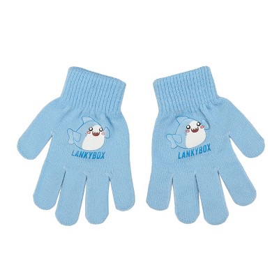 LankyBox Thicc Shark 2-Piece Cuff Beanie & Magic Gloves Set - image 5