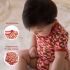 Ola! Otter Half Sleeve Baby Bodysuit – Pinwheel Parade | Soft Unisex Newborn Outfit - 2 of 4