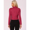 Allegra K Women's Vintage Button Decor Casual Steampunk Crop Jacket - 3 of 4