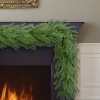 Puleo 20'x10" Missouri Spruce Artificial Green Christmas Garland - 4 of 4