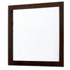 Royal Hampton Dresser Mirror, 38 Inch Square, Dark Cherry Brown Solid Wood - 3 of 4