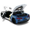 2020 Chevrolet Corvette Stingray C8 #89 "Michelin" White with Yellow and Blue "Bigtime Muscle" 1/24 Diecast Car Model by Jada - 4 of 4