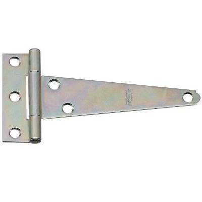 National Hardware 5 in. L Zinc-Plated Light T-Hinge 2 pk