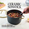 Farberware Forged Induction Ceramic Nonstick Pots and Pans Set with Lids , Suitable for All Stovetops, 12 Piece Cookware Set - Black and Gold - 2 of 4