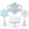 Big Dot Of Happiness Winter Wonderland - Snowflake Holiday Party And Winter  Wedding Party Centerpiece Sticks - Table Toppers - Set Of 15 : Target