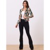 INSPIRE CHIC Women's Notched Lapel Open Front Business Casual Blazer - 3 of 4