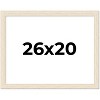 PosterPalooza | 26x20 Wide Barnwood Picture Frame, UV Acrylic, 6 Finishes - Grey, Brown, White, and Black - 2 of 4