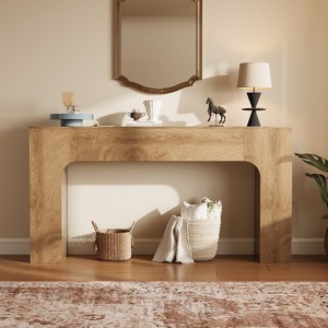47-Inch Long Console Table, Wooden Rectangular Sofa Table Behind The Couch, Farmhouse Entryway Tables for Bedroom, Living Room - 1 of 4