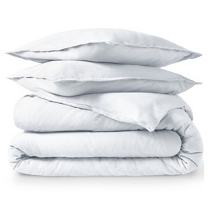 Cotton Flannel Duvet Cover & Sham Set by Bare Home - 1 of 4