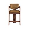 Meridian Furniture,Sacha Saddle Velvet Stool - 3 of 4