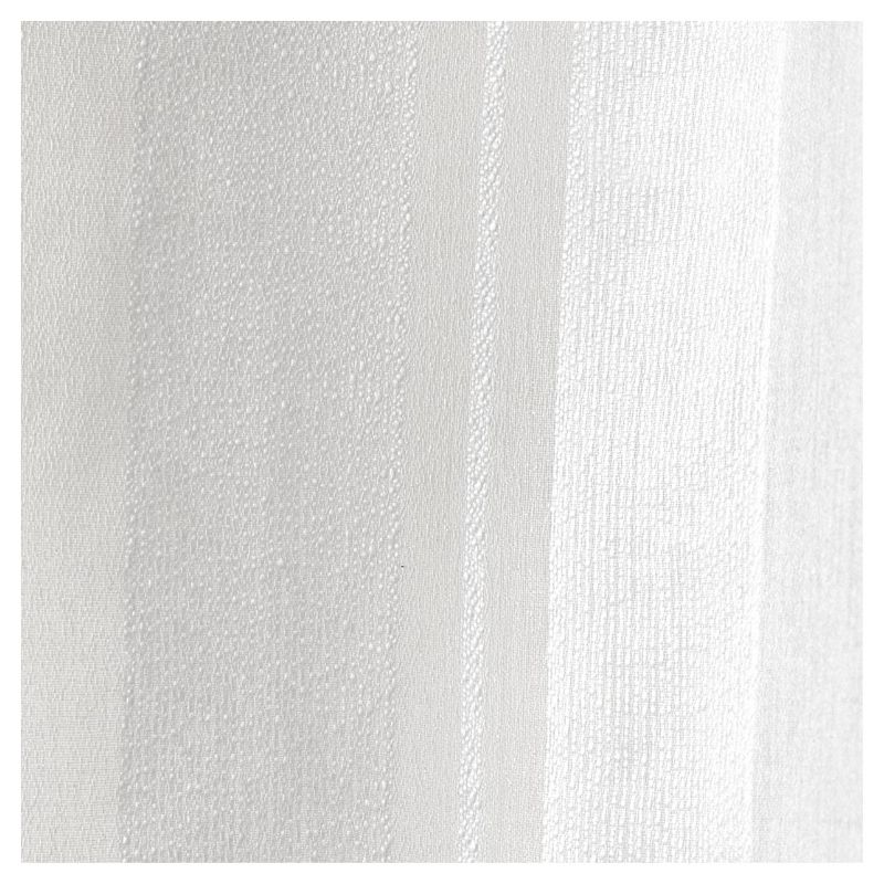 Set of 2 Apollo Sheer Window Curtain Panels White - Exclusive Home, 3 of 6