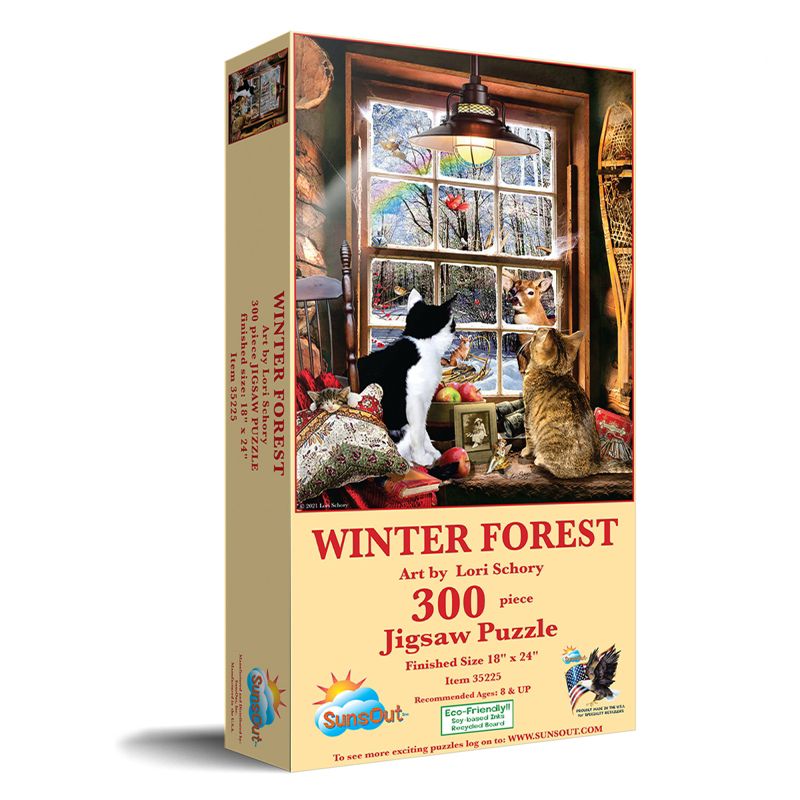 Sunsout Winter Forest 300 pc   Jigsaw Puzzle 35225, 2 of 7