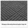 Guardian EcoGuard Diamond Floor Mat, Single Fan, 48 x 96, Charcoal - 4 of 4
