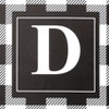 The Lakeside Collection 4-Pc. Monogram Plaid Car Mat Sets - D 4 Pieces - 2 of 4