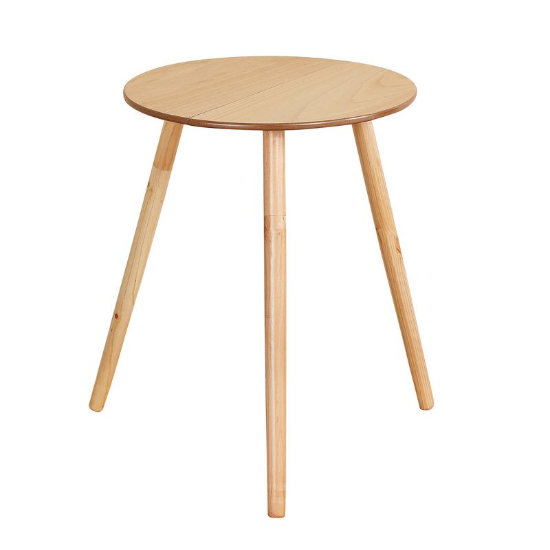 Collections Etc 20-Inch Diameter Round Wooden Side Accent Table 20 X 20 X 25.5 N/A, 1 of 4