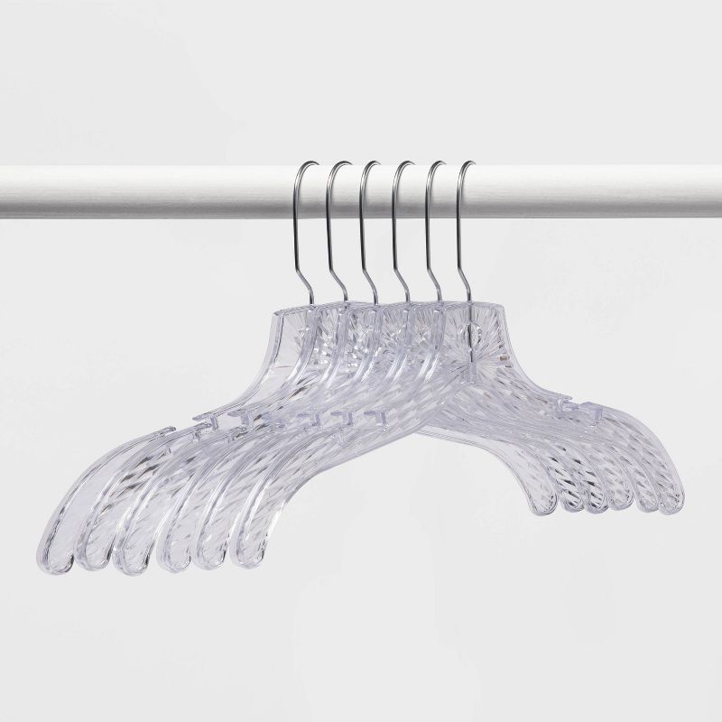 6pk Crystal Dress Hangers - Room Essentials&#8482;, 1 of 5