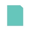Astrobrights Punchy Pastels 65 lb. Colored Paper 8.5" x 11" Breezy Blue 100 Sheets/Pack 91784 - 2 of 4