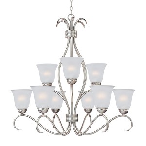 Maxim Lighting Basix 9 - Light Chandelier in  Satin Nickel - 1 of 1