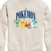 Boys' - Pokémon - Pikachu And Friends Collegiate Graphic Long Sleeve Fleece Sweatshirt - 2 of 4