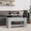 vidaXL Coffee Table Gray Sonoma 39.8"x19.3"x20.5" Engineered Wood - 2 of 4