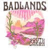 Girl's Lost Gods Badlands South Dakota Retro Crop Top T-Shirt - 2 of 3