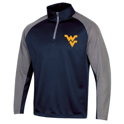 NCAA West Virginia Mountaineers Men's 1/4-Zip Fleece Sweatshirt - S