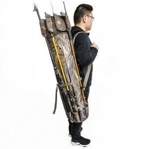 Fishing Pole Bag Waterproof Large-Capacity Multi-rod Storage Pouch Fishing Tackle Organizer Carrying Bag - 1 of 3