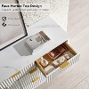 SinCiDo 54" Fluted 7 Drawer Chest of Drawers, Faux Marble Topped Modern Dresser with Curved Design, for Bedroom, Living Room, Hallway - 4 of 4