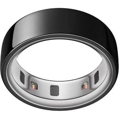 Open Box Oura Ring 4 - Black - Size 7 - Smart Ring - Unique Sizing, Not Standard US Ring Sizes - Sleep Tracking Wearable - Fitness Tracker