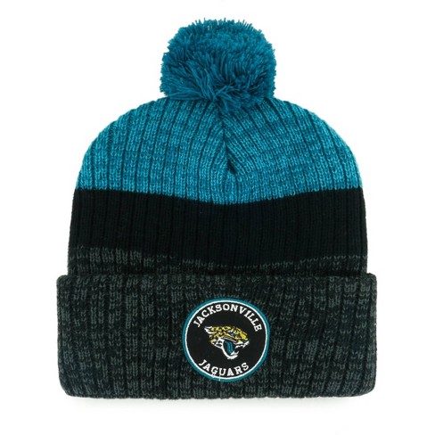 NFL Jacksonville Jaguars Adult Winter Knit Hat, NEW (Black Beanie)