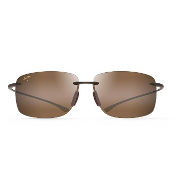 Maui Jim Hema Rimless Sunglasses - Bronze lenses with Brown frame