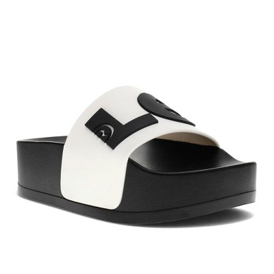 Levi's Womens Split Logo Platform Slide Slip-on Sandal Shoe