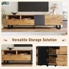 LIVAREEmlenModern TV Stand for 80'' TV with Double Storage Space, Media Console Table, Entertainment Center with Drop Down Door - 4 of 4