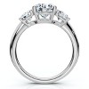 Pompeii3 Certified 2 1/2Ct Athena Engagement & Wedding Ring Set 14k Gold or Pt Lab Created - 2 of 4