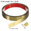 Unique Bargains Self-Adhesive Stainless Steel Mirror Finish Peel and Stick Wall Trim - 2 of 4