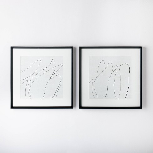 abstract art black and white drawings