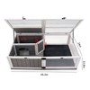Tortoise Habitat Wooden Turtle House With Waterproof Activity Tray Indoor Outdoor Turtle Enclosure Small Animal Turtle Cage Reptile Habitat House - 3 of 4