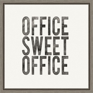 Amanti Art Work from Home I by Wild Apple Portfolio Canvas Wall Art Print Framed 16 x 16-in. - 1 of 4